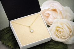 Alluring Beauty Necklace - Elegant Crystal Pendant