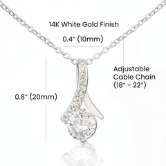 Alluring Beauty Necklace - Elegant Crystal Pendant