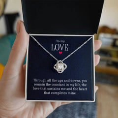 Love Knot Necklace - Meaningful Gift for Someone Special