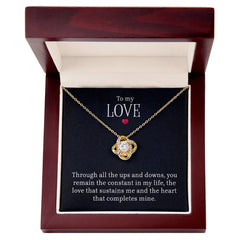 Love Knot Necklace - Meaningful Gift for Someone Special