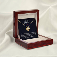 Love Knot Necklace - Meaningful Gift for Someone Special