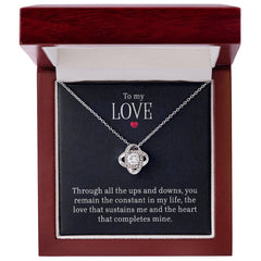 Love Knot Necklace - Meaningful Gift for Someone Special