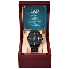 To My Dad – A Son’s First Hero, A Daughter’s First Love | Luxury Chronograph Watch Gift
